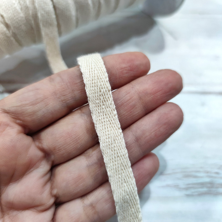 بند عینک کتان خام یک سانتی(مناسب گلدوزی)