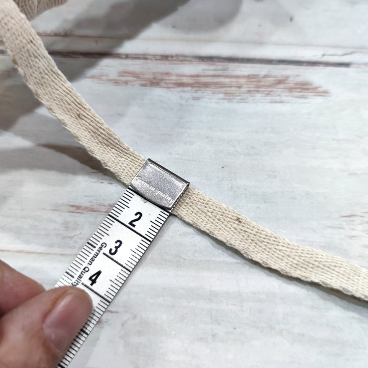 بند عینک کتان خام یک سانتی(مناسب گلدوزی)