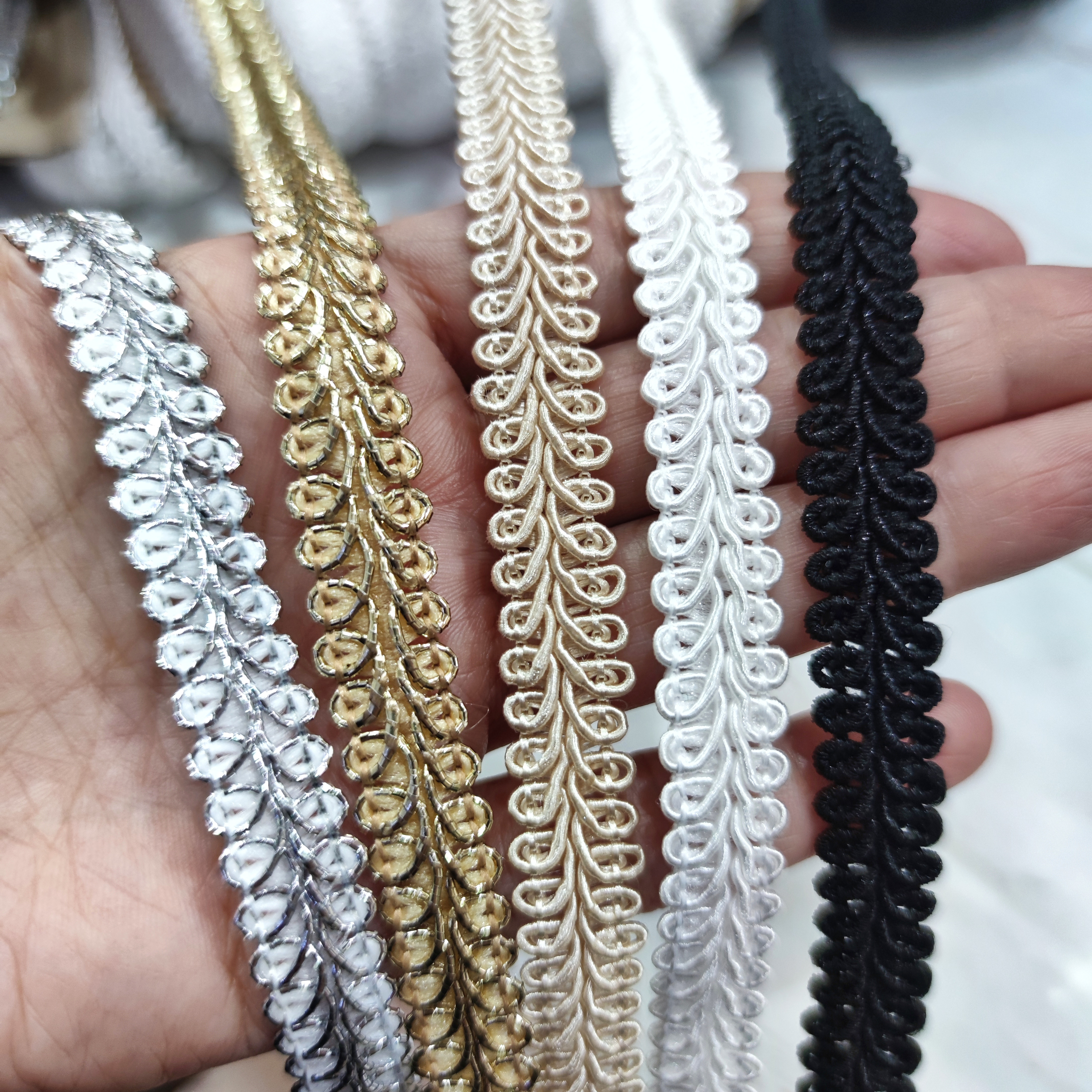 نوار یراق خرجکار باریک(یک سانت)